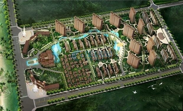 海阳城鸟瞰图 海阳城鸟瞰图