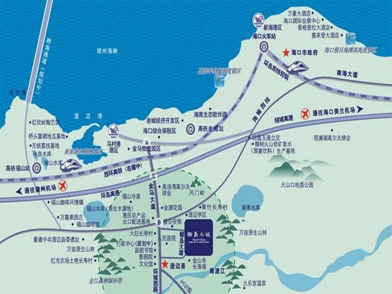 椰岛小城区位图2