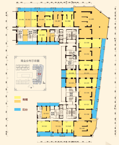分布图