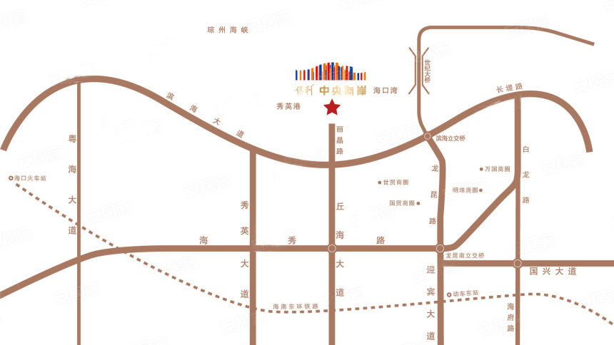 保利中央海岸区位图