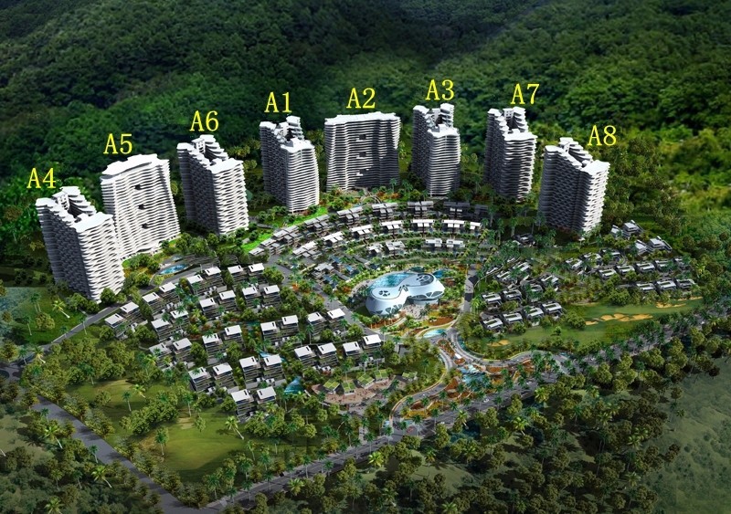 龙栖湾波波利海岸鸟瞰图