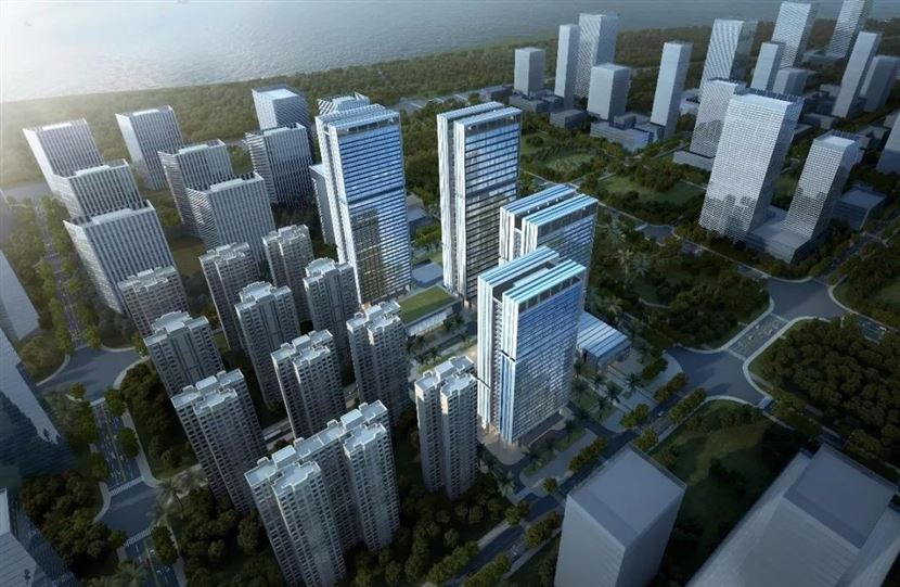 绿地新海岸鸟瞰图 绿地新海岸鸟瞰图