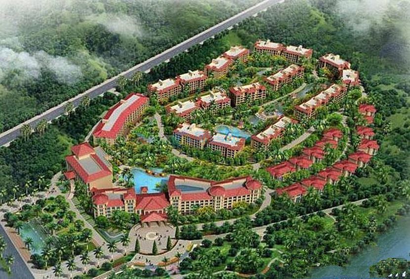 银湾天麓鸟瞰图