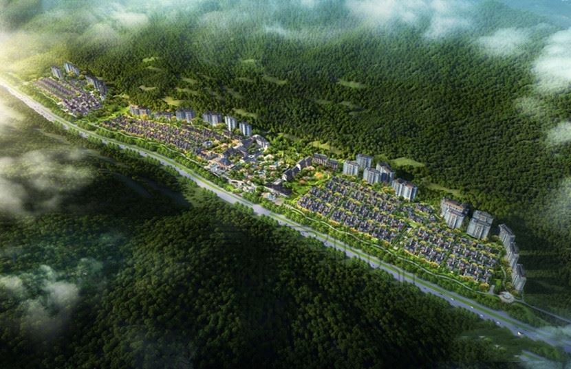 华皓亚龙府鸟瞰图