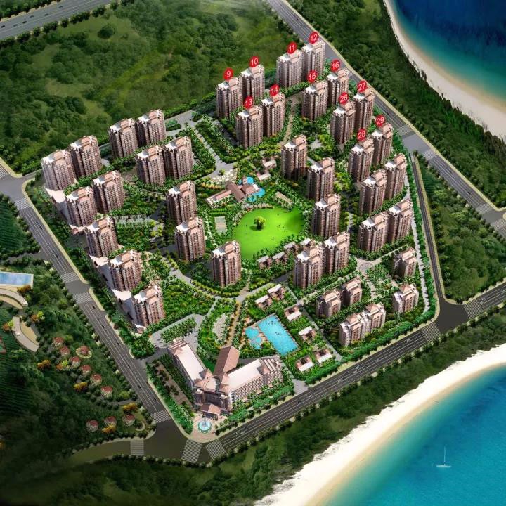 天赐南湾鸟瞰图