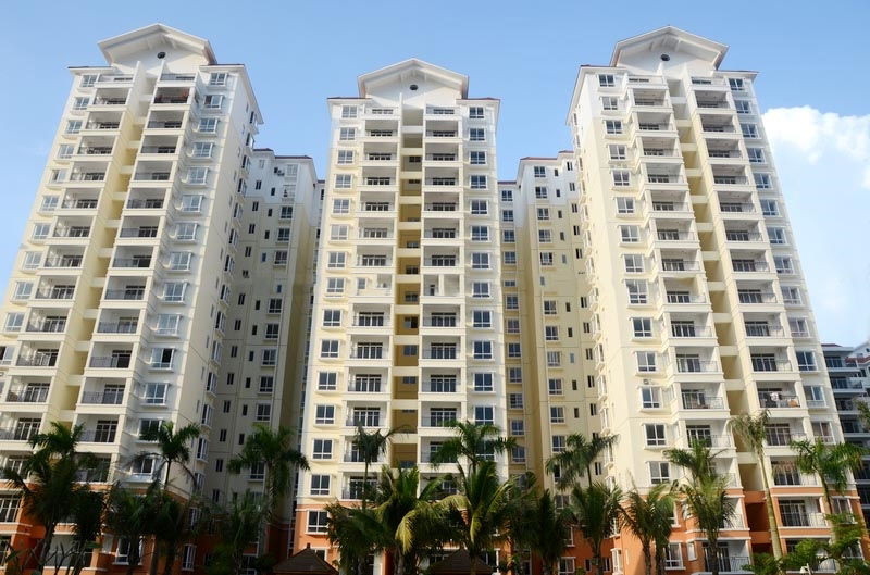 小区楼栋实景....