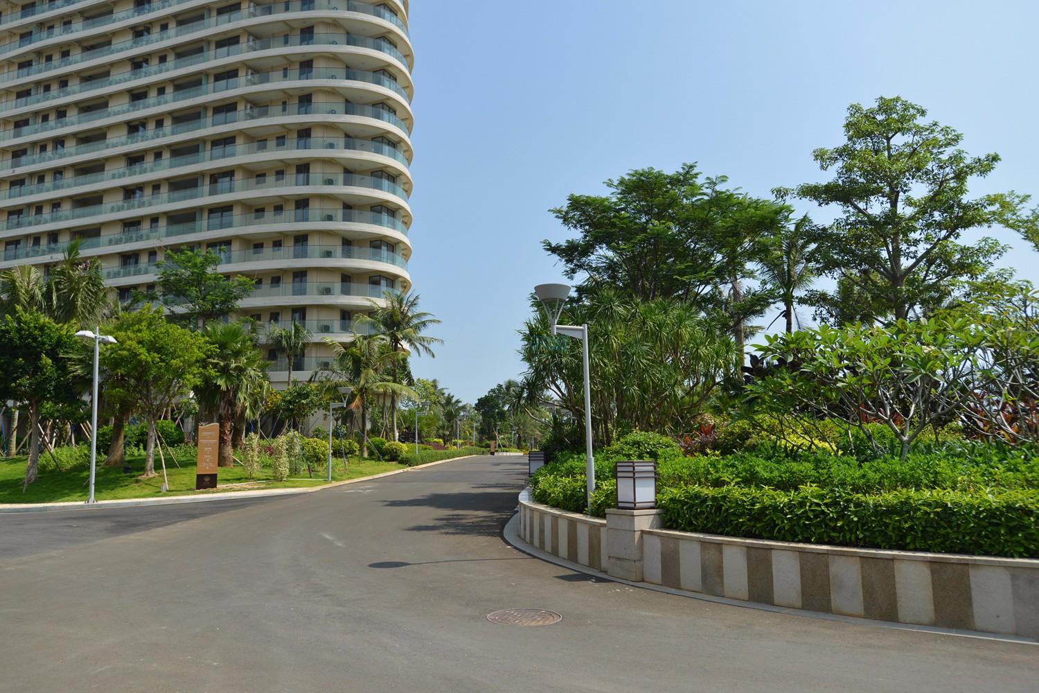 海南佰悦湾园林实景图