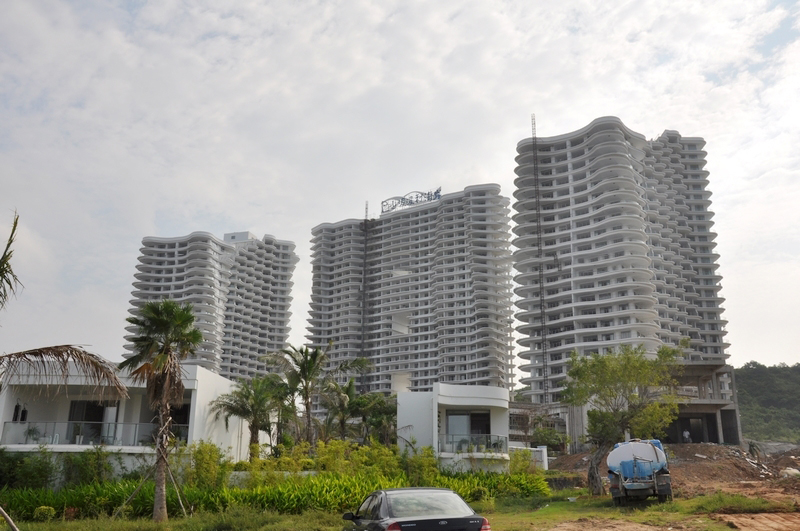 小区楼栋外景