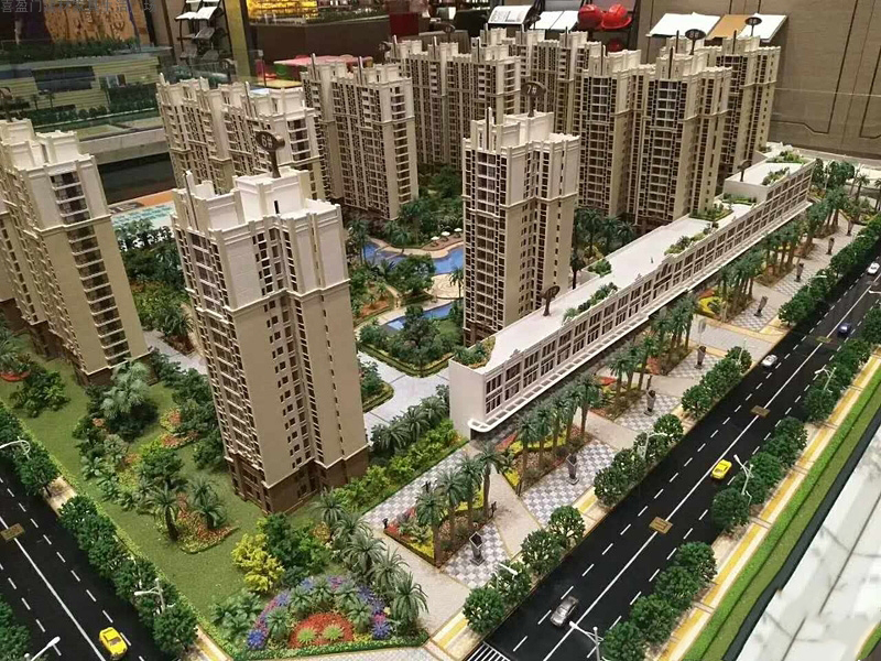 喜盈门建材家具生活广场沙盘实景图 2