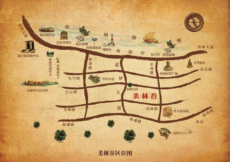 区位图