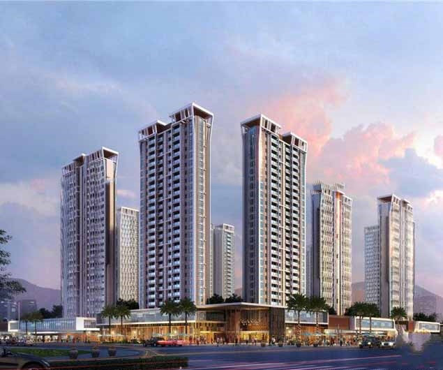 住宅楼沿街透视图1