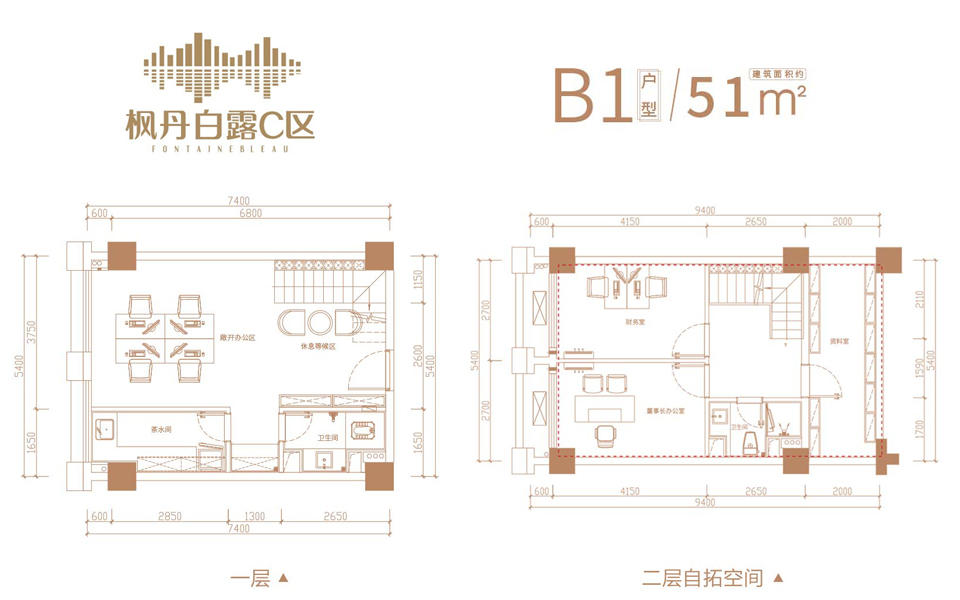 B1户型 51㎡