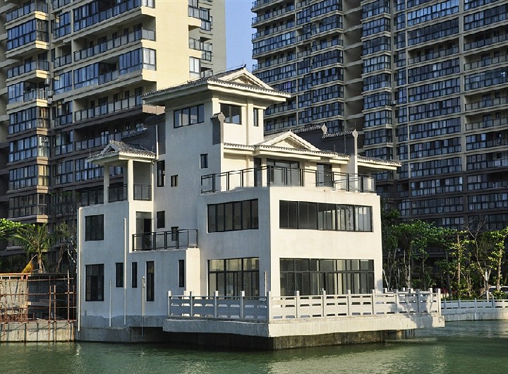 小区别墅实景