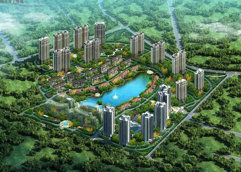 恒大海上帝景鸟瞰图