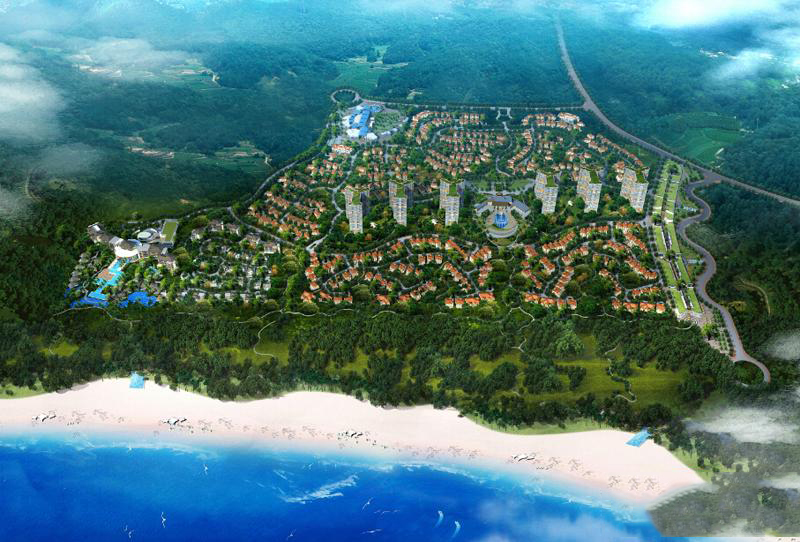 合景&middot;月亮湾鸟瞰图  0