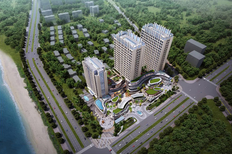 南光中心鸟瞰效果图