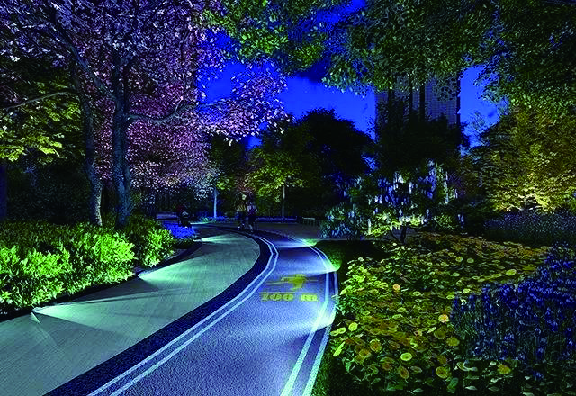 夜光跑道