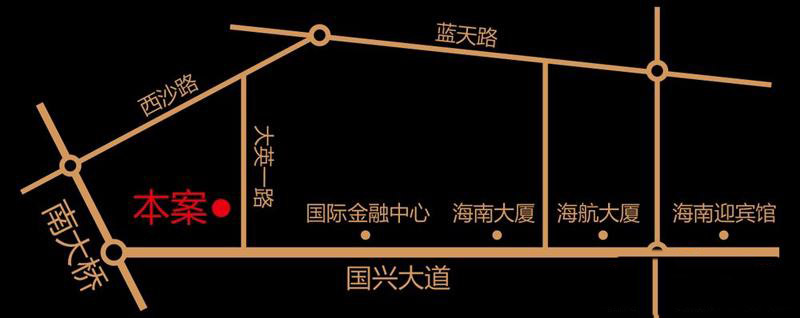 海航豪庭交通区位图