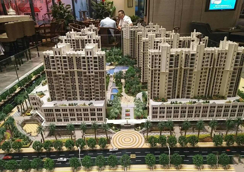 喜盈门建材家具生活广场沙盘实景图 4