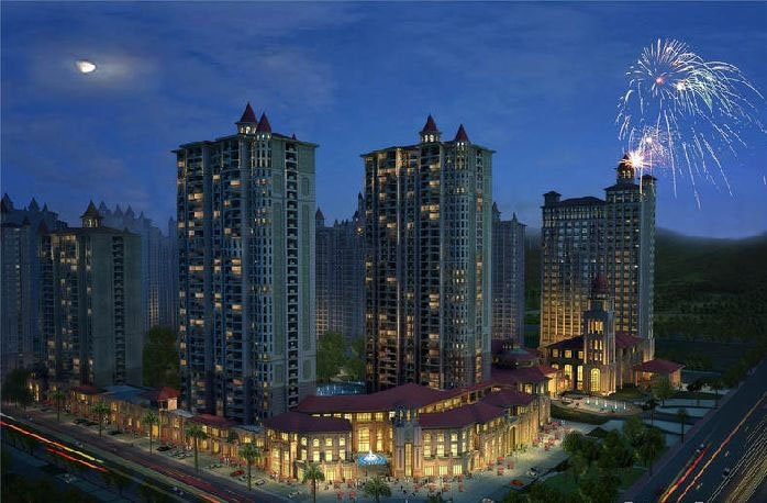 建筑效果图（夜景）