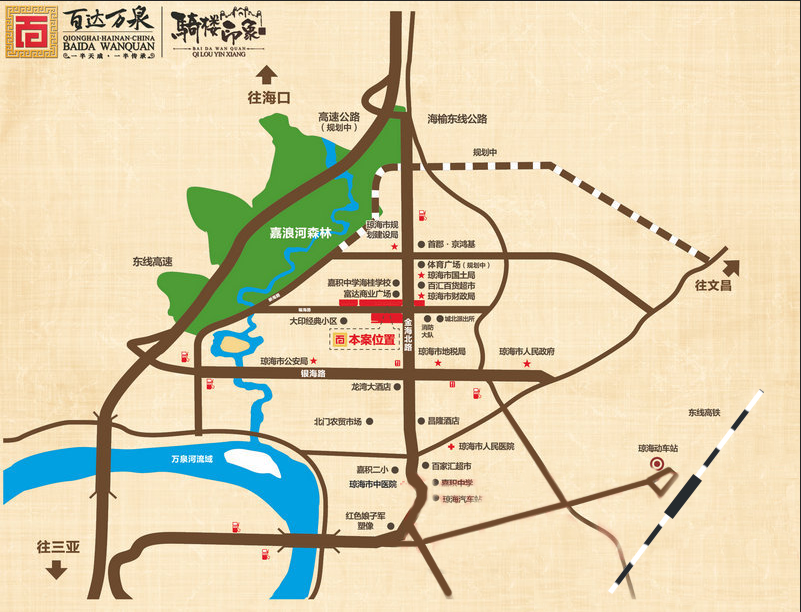 区位图