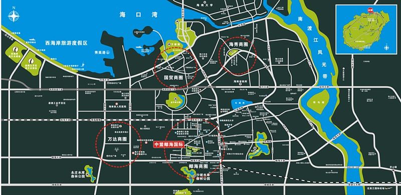 椰海国际区位图