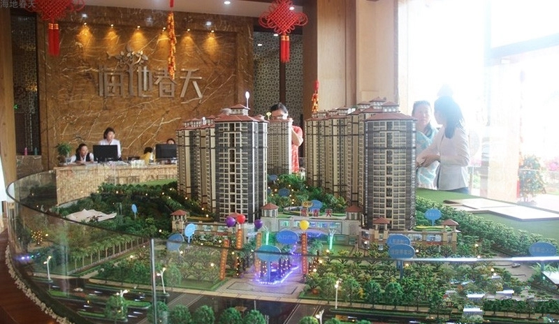 海地春天沙盘图