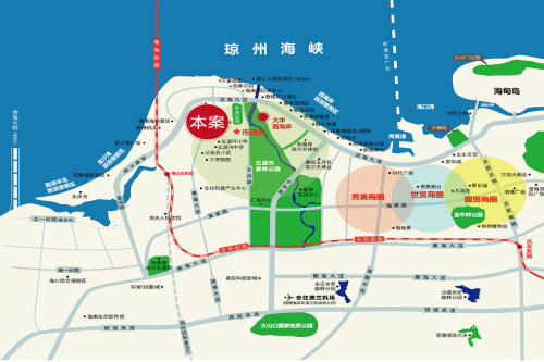 大华锦绣海岸区位图