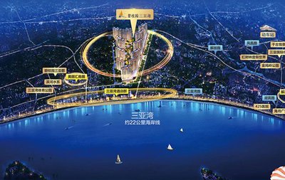 碧桂园三亚海鸟瞰图