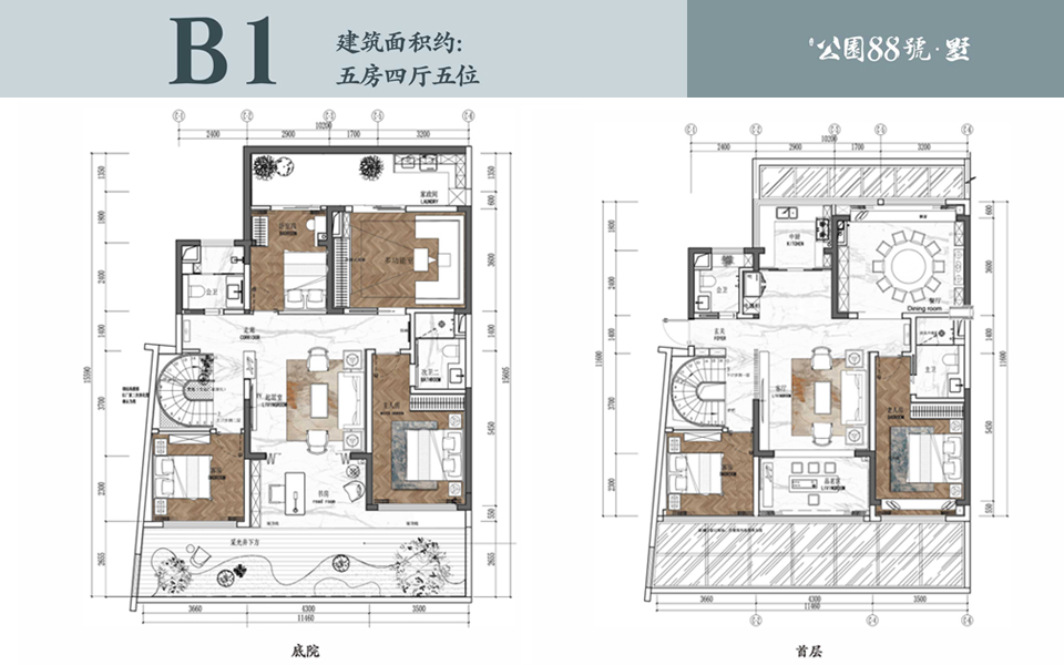 墅-B1户型 5房4厅5卫