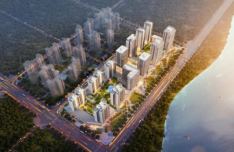 海口晨晖玺樾商办1#在售，现房交付，均价16000元/㎡