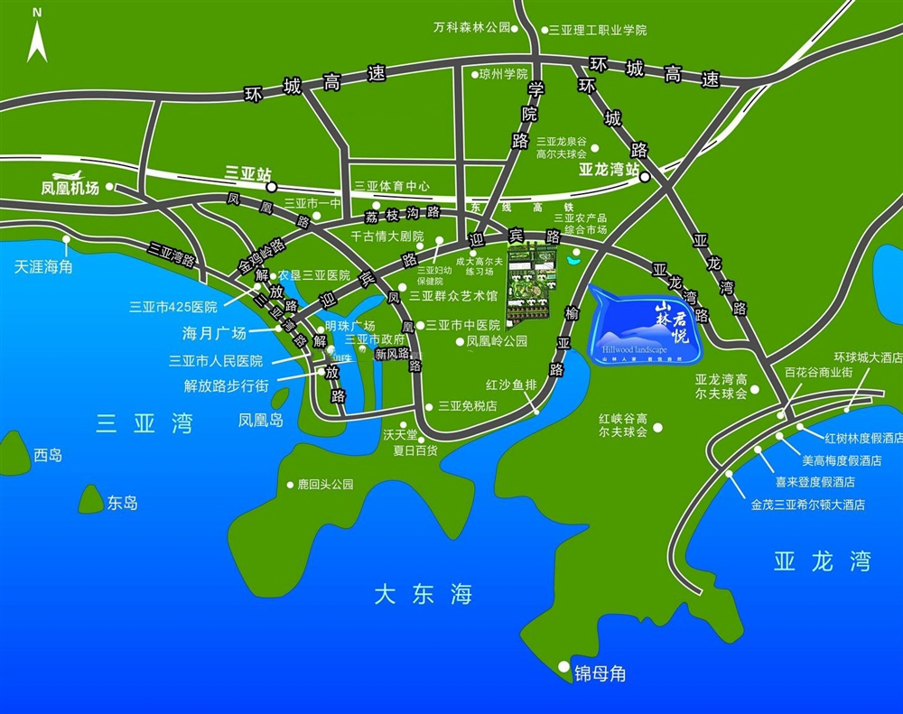 区位图