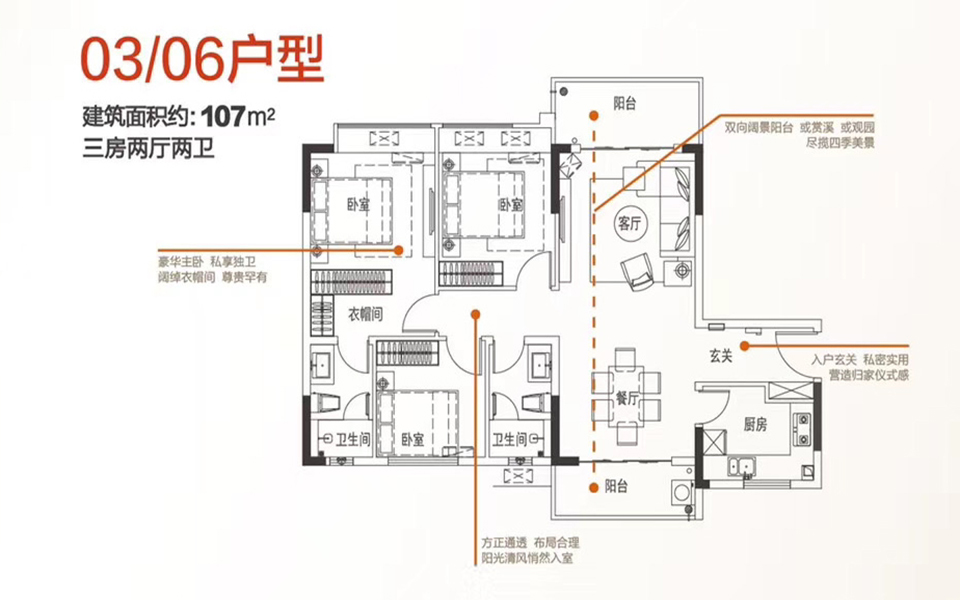 03,06户型 三房两厅两卫