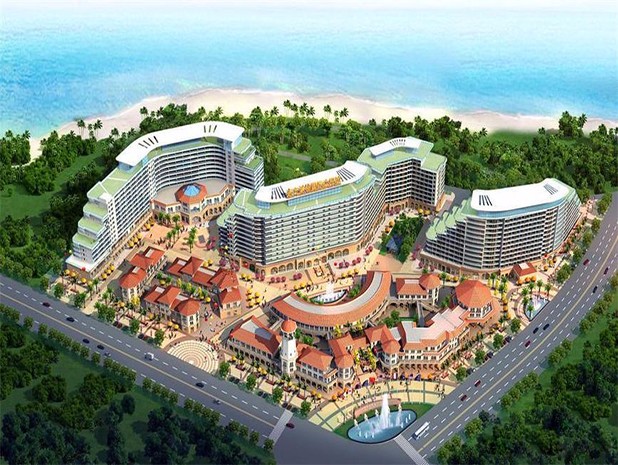 东方西海岸鸟瞰图