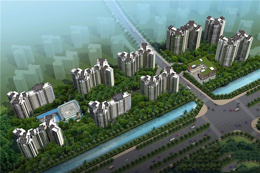 千江悦鸟瞰图 千江悦鸟瞰图