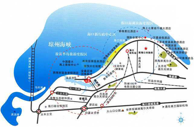 半岛海洋国际区位图 半岛海洋国际区位图
