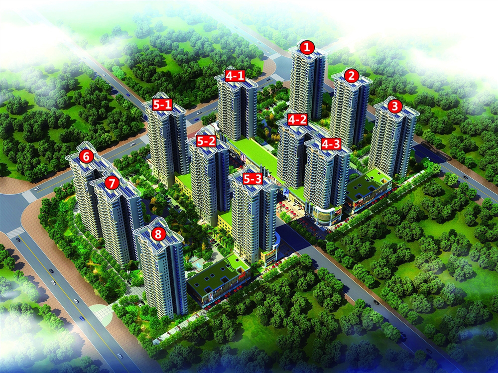 绿地海长流效果图06