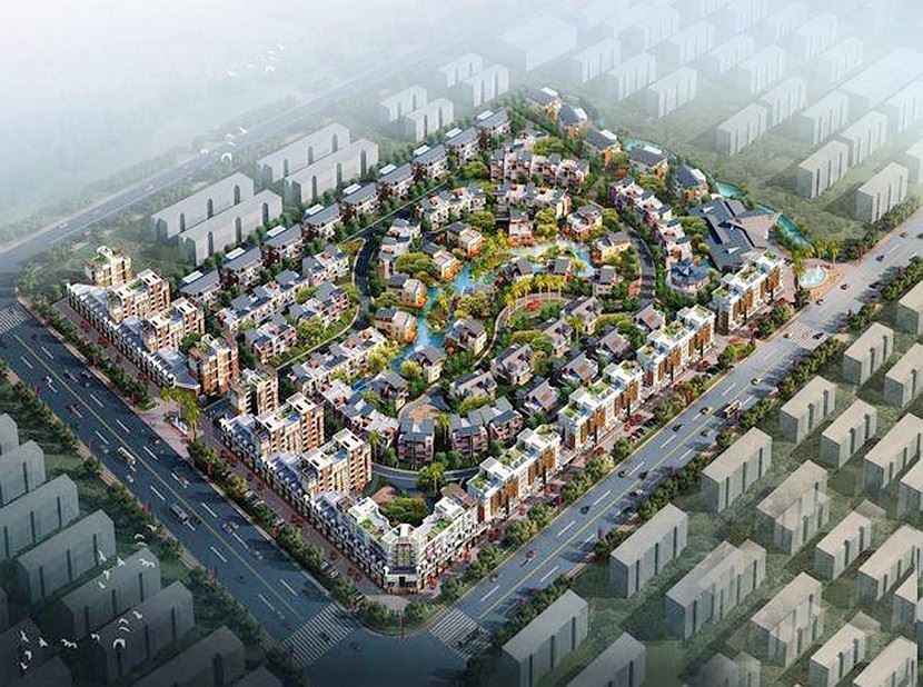 和贵花园鸟瞰图