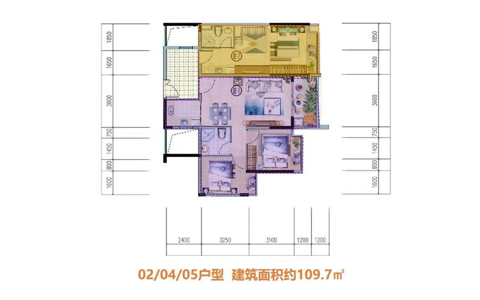 02、04、05户型