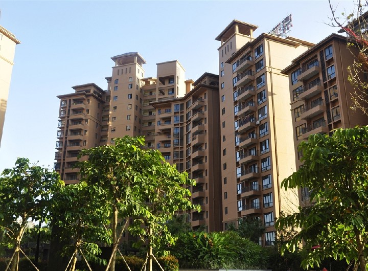 小区公寓楼实景