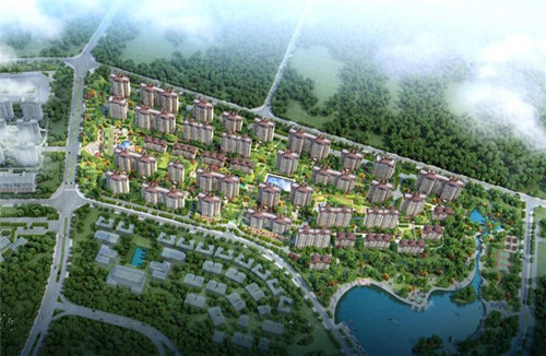 万通城中汇鸟瞰图