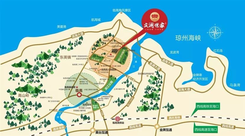 汇元文澜世家区位图