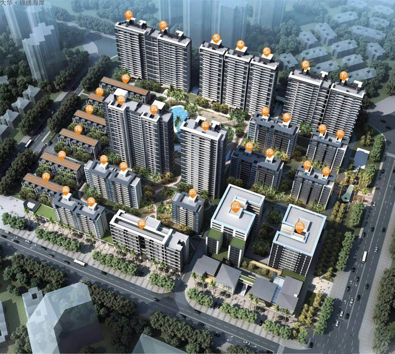 大华锦绣海岸效果图01