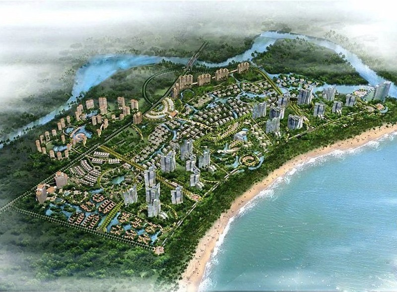 融创博鳌金湾鸟瞰图