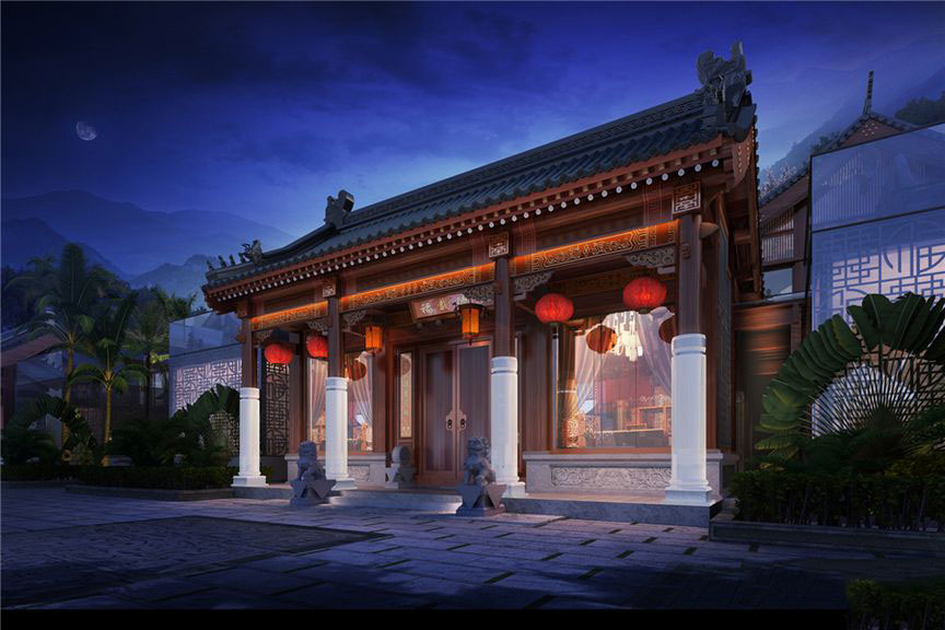 大合院门头
