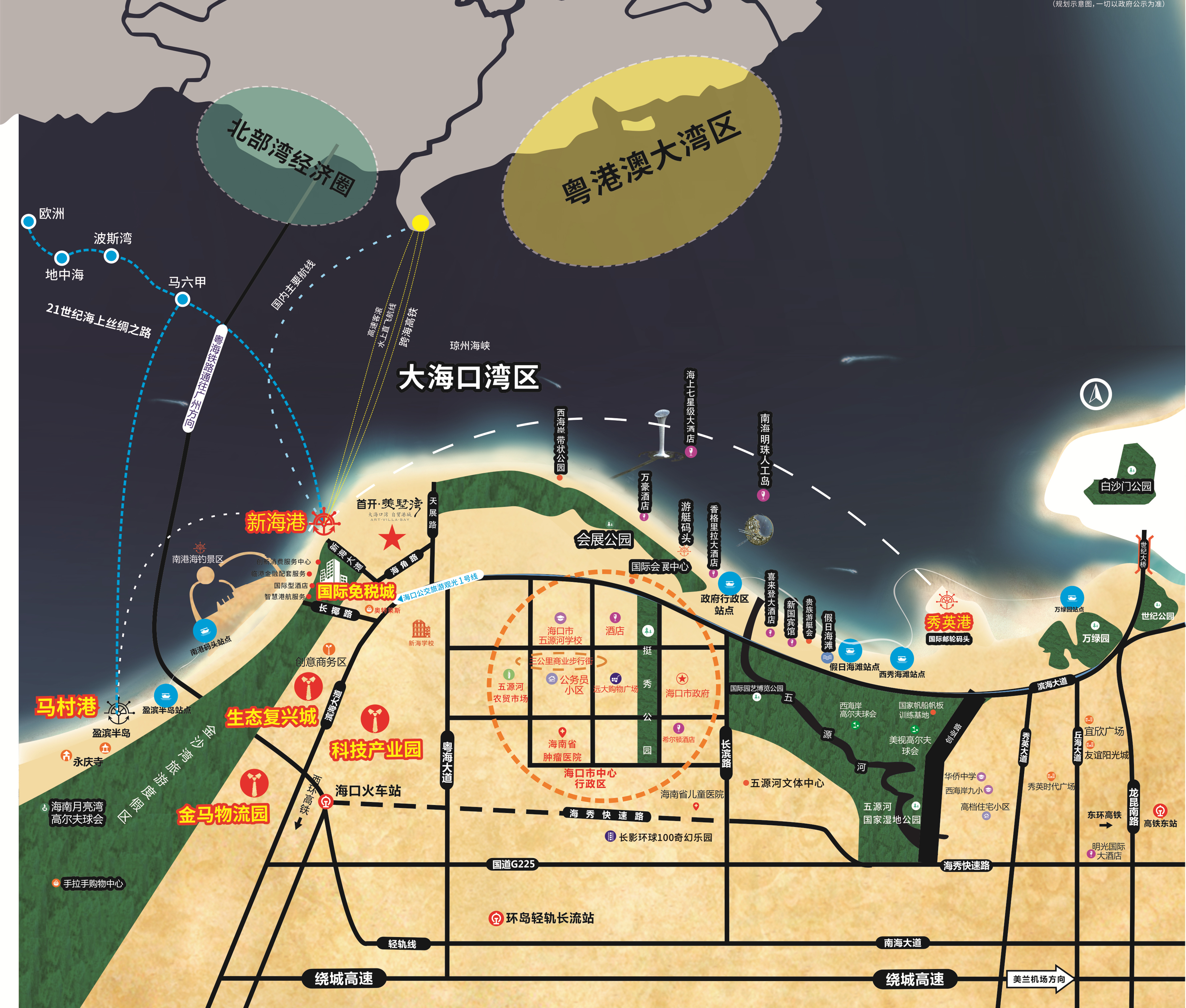 区位图