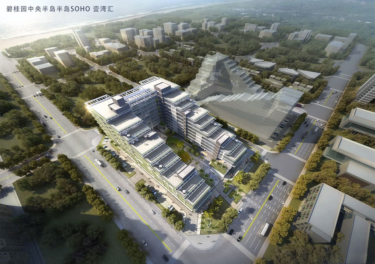 半岛SOHO 壹湾汇鸟瞰图