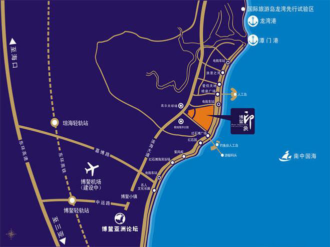博鳌印象区域图  1