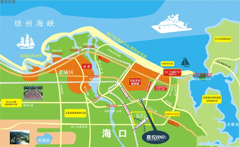 嘉悦花园交通图