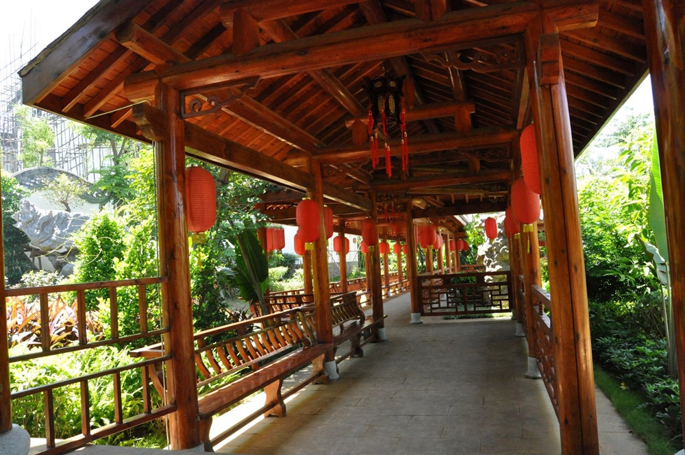 小区配套：休憩长廊